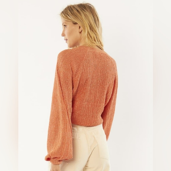 Amuse Society | Lurex Knit Long Sleeve Top - Picture 3 of 16